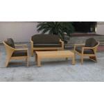 4pcs new design PE rattan furniture for sale