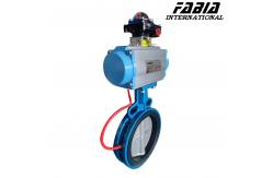 China Water / Oil / Gas Pneumatic Butterfly Valve With Pneumatic Control System supplier
