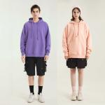 Sustainable Pullover Knitted Unisex Plain Hoodies Customized for sale