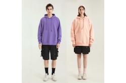 China Sustainable Pullover Knitted Unisex Plain Hoodies Customized supplier
