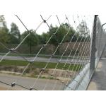 Bridge Railings And Balustrade Stainless Steel Ferrule Rope Mesh 60x60mm for sale