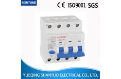 China C40 4P Residual Current Breaker With Overload Protection Plastic Texture supplier