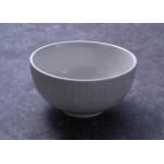 FDA Certificated 5 Inch Embossed White Porcelain Bowls for sale