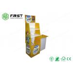 Recyclable POP Carton Stand Customized Printing Cardboard Floor Display Stand