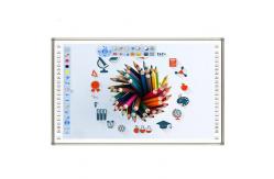 China Meeting Finger Touch Electronic Interactive Board 200mA Digital Blackboard For Classroom supplier
