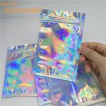 Glossy Plastic Holographic Foil Pouch Packaging for sale