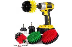 China 100mm Polypropylene Tile Power Drill Brush Cleaning Kit Bathtub Cleaning supplier