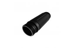 China Black Aluminum Knurled Tube Polished  Anodizing CNC Turned Components supplier