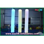 3m Tall Nylon Cloth Inflatable Lighting Decoration Pillar Shape For Advertising for sale