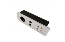 China 240V Desktop Hidden Switch Socket Audio Video Wiring Port Home Theater Panel supplier