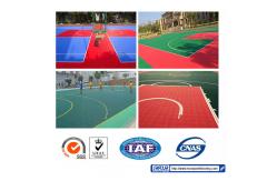 China 2500N Polypropylene Interlocking Tiles Anti Slip Outdoor Flooring supplier