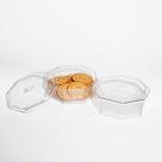 Plastic PET Food Grade Container Packaging Boxes With Lid for sale