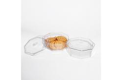 China Plastic PET Food Grade Container Packaging Boxes With Lid supplier