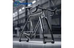 China Black Anodized CNC Bicycle Parts Handlebar for Enhanced Off Road Grip supplier
