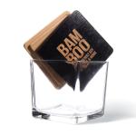 Embossed Clear Glass Candle Jars Rectangle 4oz 6oz 8oz 10oz 12oz
