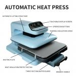 Intelligent Touch Panel Heat Transfer Machine Auto Press Auto Release Heat Press Printer With Pull Out Skateboard for sale