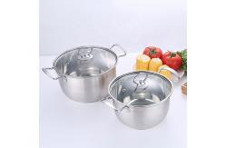 China New Product Stainless Steel Cookware Cooking Pot Stock Pot Cookware Soup Pots supplier