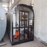 Two Heating Systems Bitumen Storage Tank High Density Rock Wool Insulation for sale