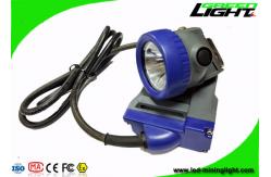 China 6.6Ah Li - Ion Battery Rechargeable LED Headlamp 10000lux High Beam IP68 Waterproof supplier