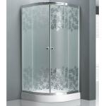 5mm Corner Self Contained Electric Shower Pods Clear Glass for sale