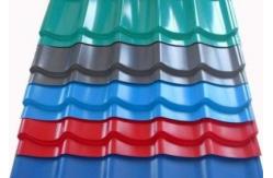 China Cutting Punching Gi Colour Coated Roofing Sheets 6000mm For Buliding supplier