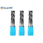 Solid Carbide Rough Cut End Mill CNC Working 35 Degree Helix Angle For Cast Iron for sale