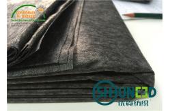 China Adhensive Non Woven Fusible Interfacing , Black Garment Fusible Interlining Fabric supplier