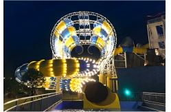 China 18-21M Water Park Water Slide Super Tornado Water Slide Waterproof supplier