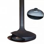 60x40x20 Inch Floating Portable Wood Burning Fire Pit Wall Mounted