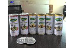 China Tinplate Beverage Tin Can Packed For Different Volume Of Juice supplier