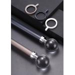 Curtain Rod Single Rod Aluminum Alloy Silent Top Side Mounted Bracket Roman Rod Curtain Track Accessories for sale