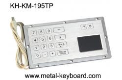 China CE / ROHS / FCC Rugged Touchpad Keyboard , water proof kiosk keypad with touchpad supplier