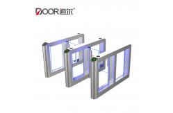 China OEM Logo Customized Lobby Swing Gate Turnstile With Card Reader Control supplier