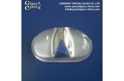 China Durable Polishing High Power Led Glass Lenses From Borosilicate Glass 3.3 supplier