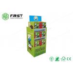Multi Shelves Cardboard Floor Displays , Customizied Reusable Cardboard Book Display