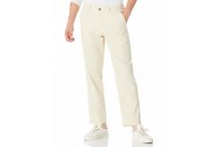 China Drawstring Cropped Cotton Mens Casual Linen Pants Loose Leg Breathable supplier