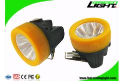 China Lithium Ion Battery Rechargeable LED Headlamp Anti Explosive Portable 10000lux IP68 supplier