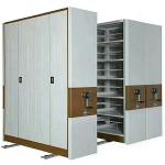 0.8MM Steel KD Structure 6 Layer Office Mobile Shelving for sale