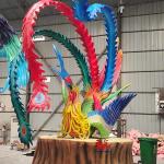 Weather Proof Realistic Animatronic Animals Chinese Mythical Animal Phoenix