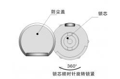 China Chrome Plated Quarter Turn Lock Zinc Alloy Cylinder Cam Lock supplier