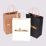 FSC Biodegradable Custom Logo Paper Bag With Handle for sale