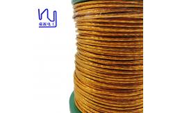 China 0.40m*60 Strands Enamel Covered Wire Temperature 155 Pi Mylar Film supplier
