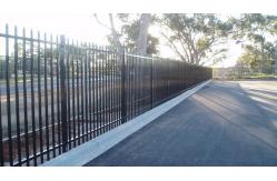 China Tubular Garrison Fence / Australia Security Commerical Garrison Fence Panel / Black Garrison Fence supplier