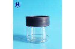 China Round Empty 438ml 15oz Stackable Clear Plastic Cans supplier