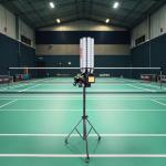 Hot SIBOASI B3 Badminton Shuttlecock Feeder Machine Smart Badminton Shooting Machine for Training for sale