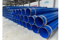 China 3 Layer Polypropylene Coated Steel Pipe 3LPP Coated Line Pipe DIN30678 Standard supplier