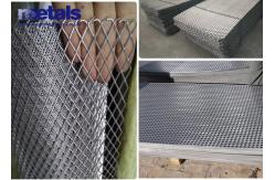 China 0.5-6mm Stainless Steel Expanded Metal Mesh Sheet Long Lasting supplier