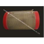 1x1 mm  Conveyor Belt , PTFE Coated Fiberglass Conveyor Belt For Drying Industry for sale