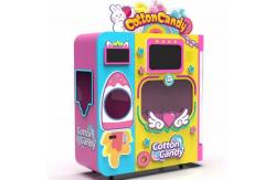 China Customized Automatic Mini Cotton Candy Machine Vending Plastic Material supplier