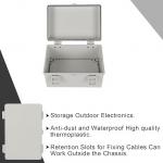 Electrical Projects Outdoor Junction Box Abs Plastic Enclosure Ip67 Wall Mount Bracket